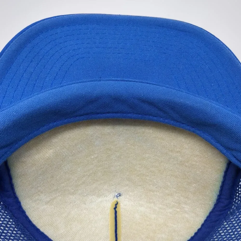 Volume Premium Programs Blue Trucker Hat One Size California Service Tool Mesh